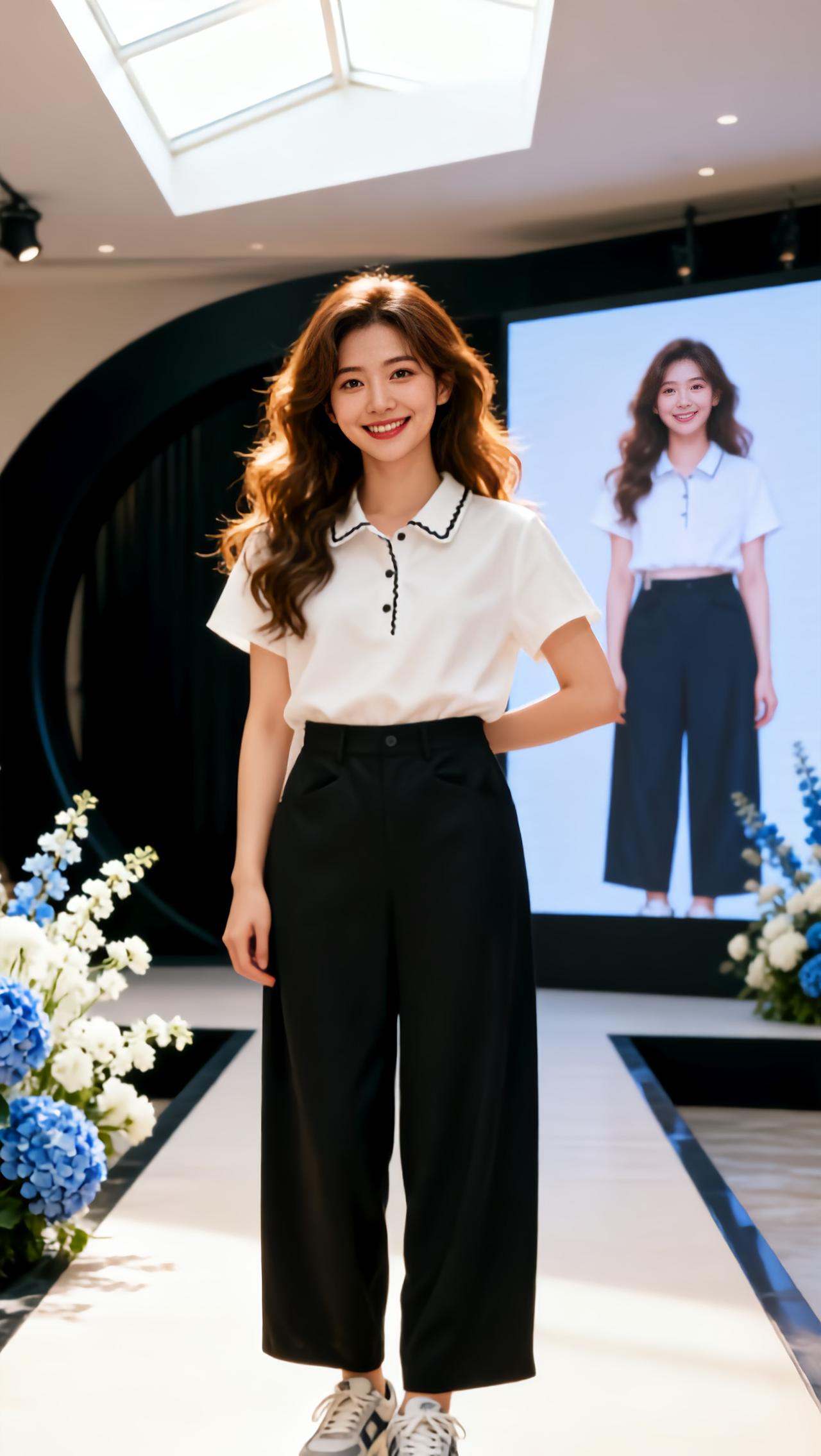 显瘦显高显气质 直筒显瘦秀场同款长裤 地素时尚 时装秀正确打开方式 时尚穿搭分享