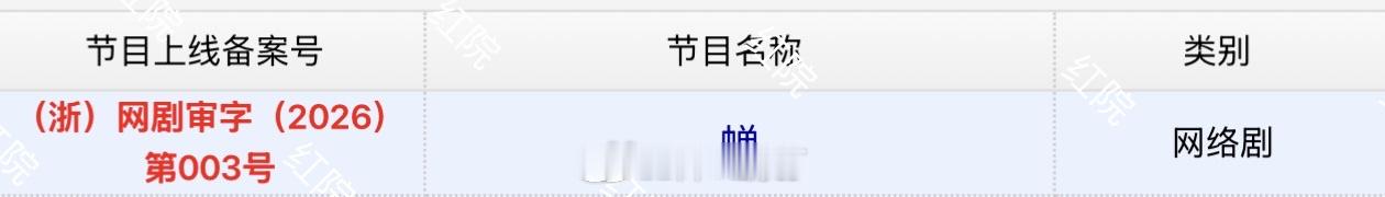钟楚曦、吴镇宇、郑云龙《蝉》今日过审下证，12集蝉下证钟楚曦吴镇宇新剧过审