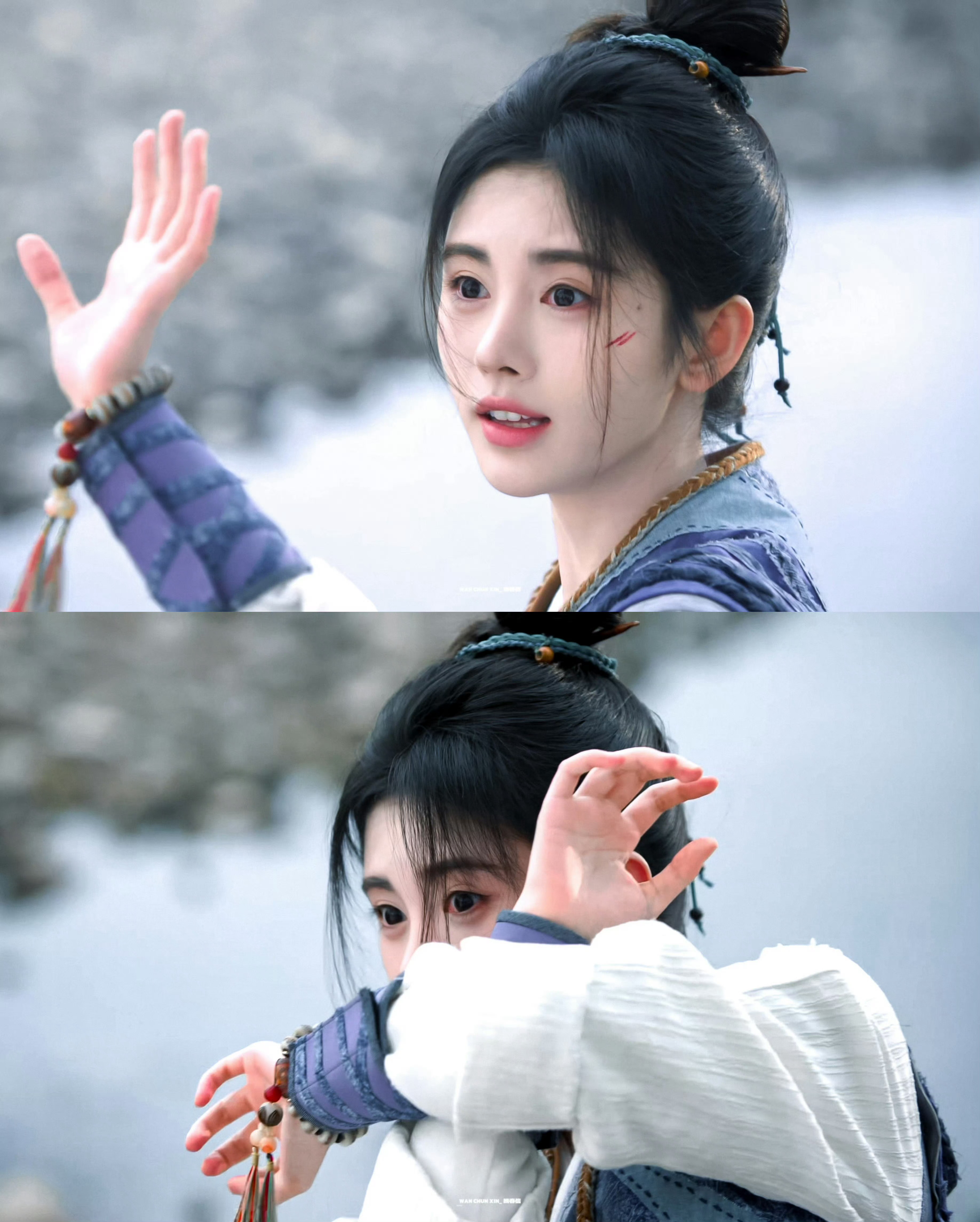 鞠婧祎姜黎非 jjy鞠婧祎千香 “听云与明月窃语，看满天星辰熠熠，风里有你，云里