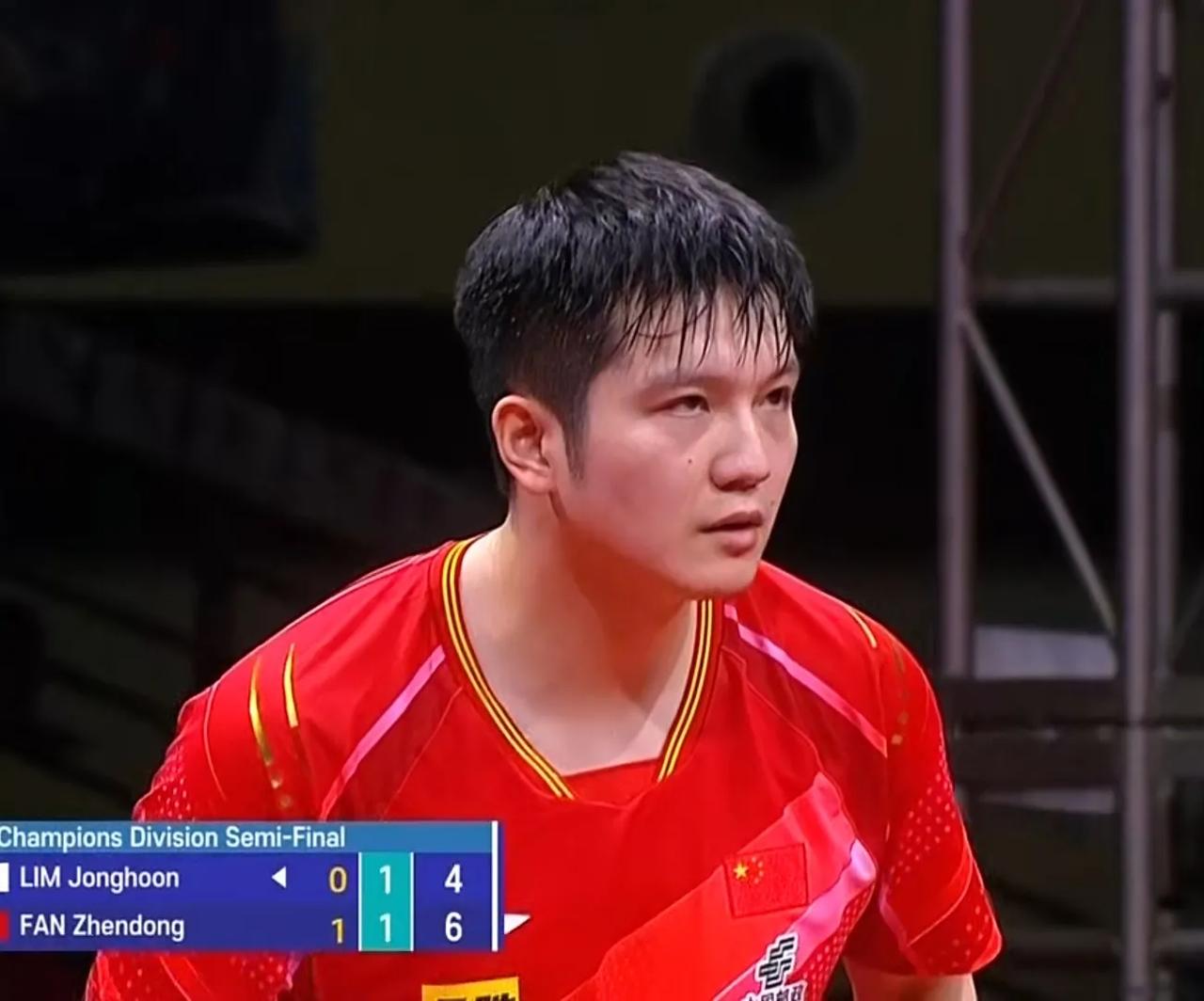 #男团半决赛  中国3-0韩国#

王楚钦3-1张禹珍
【11:7，9:11，1