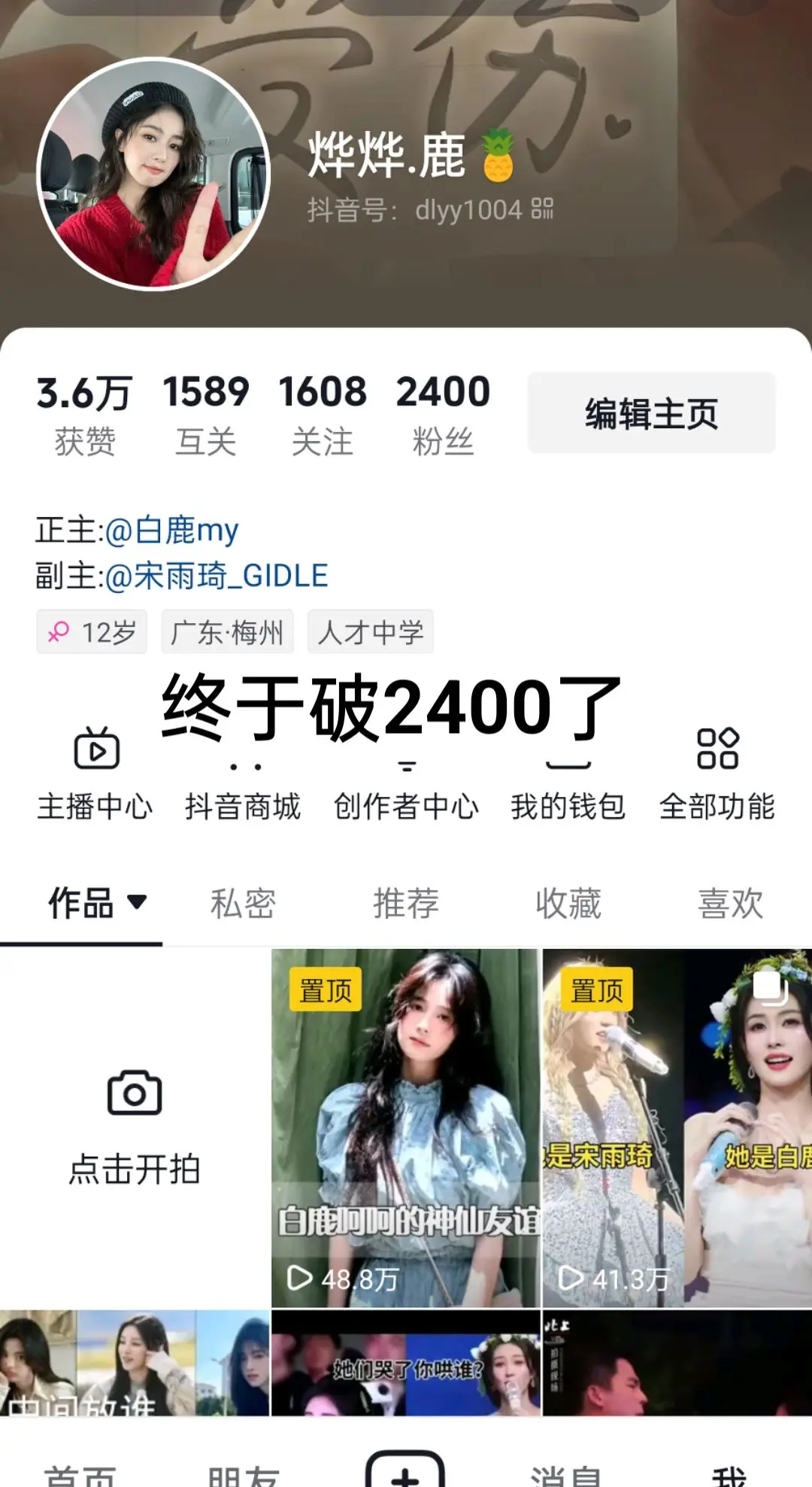 白鹿的烨烨