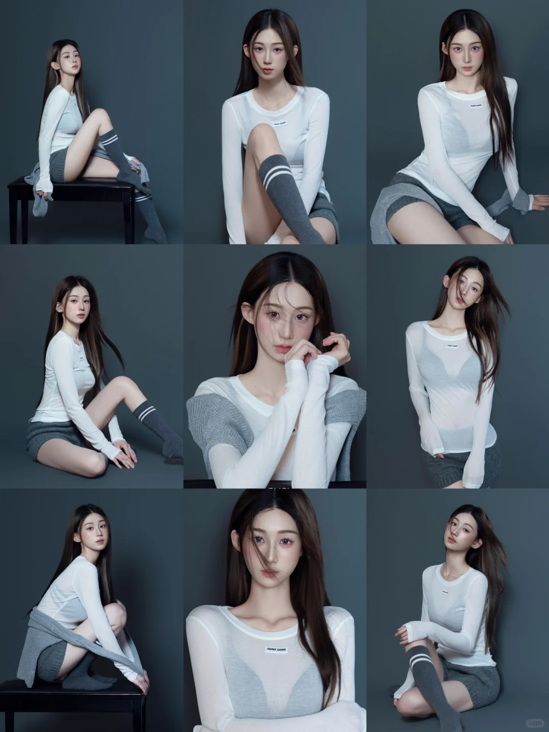 Miu里Miu气的格雷系肖像丨好喜欢💗