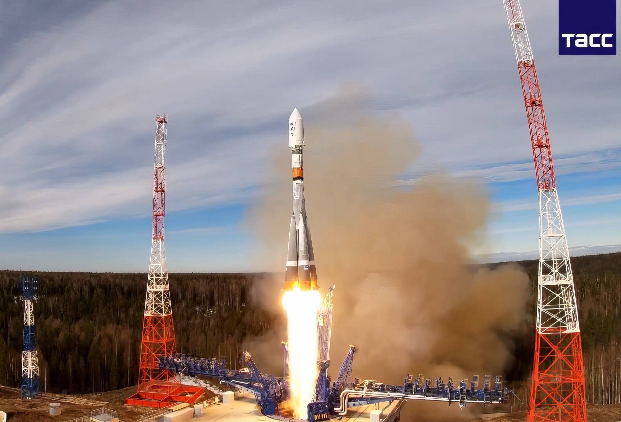 昨天14:28，俄罗斯空天军部队在普列谢茨克使用Soyuz 2.1a Frega