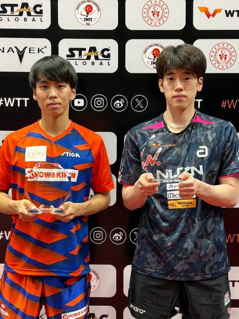 吉山僚一滨田一辉3比1格列布涅夫阿尔捷缅科（9，9，-10，6）获得2026WT