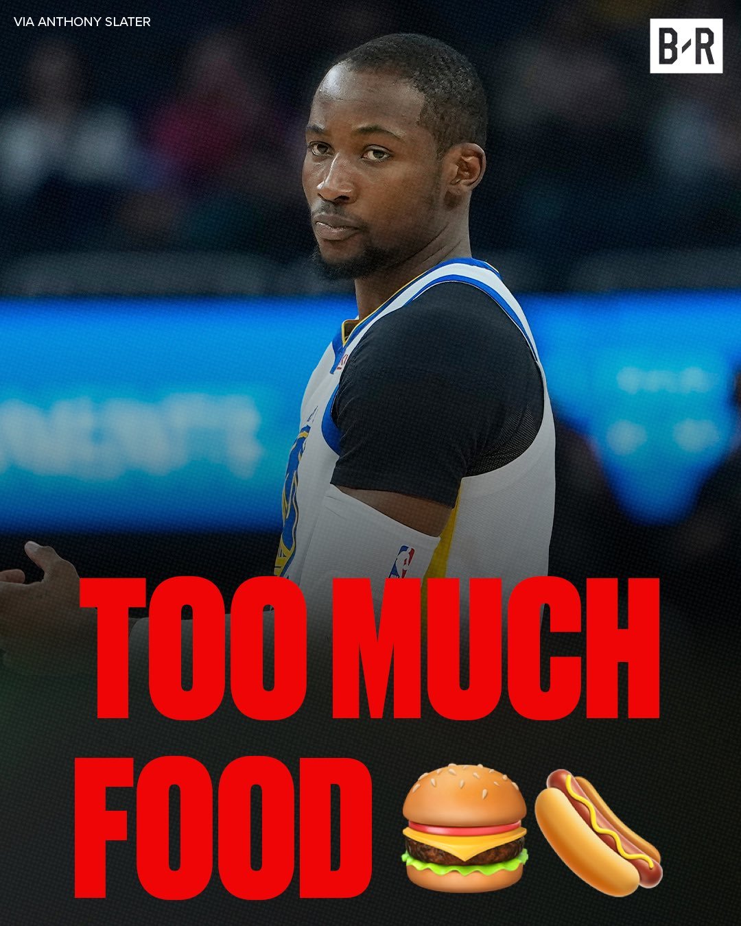 anthonyVslater：勇士曾提醒库明加，他身边有人在“从家属休息室拿了太