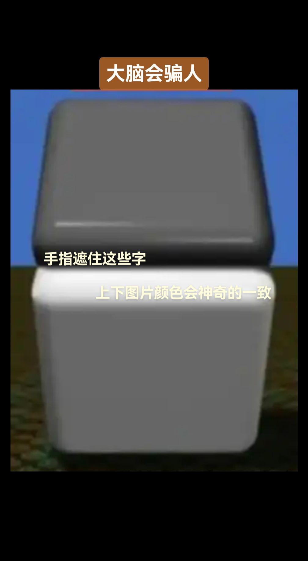 Ps:颜色脑补原理，大脑会影响视觉对颜色的感知