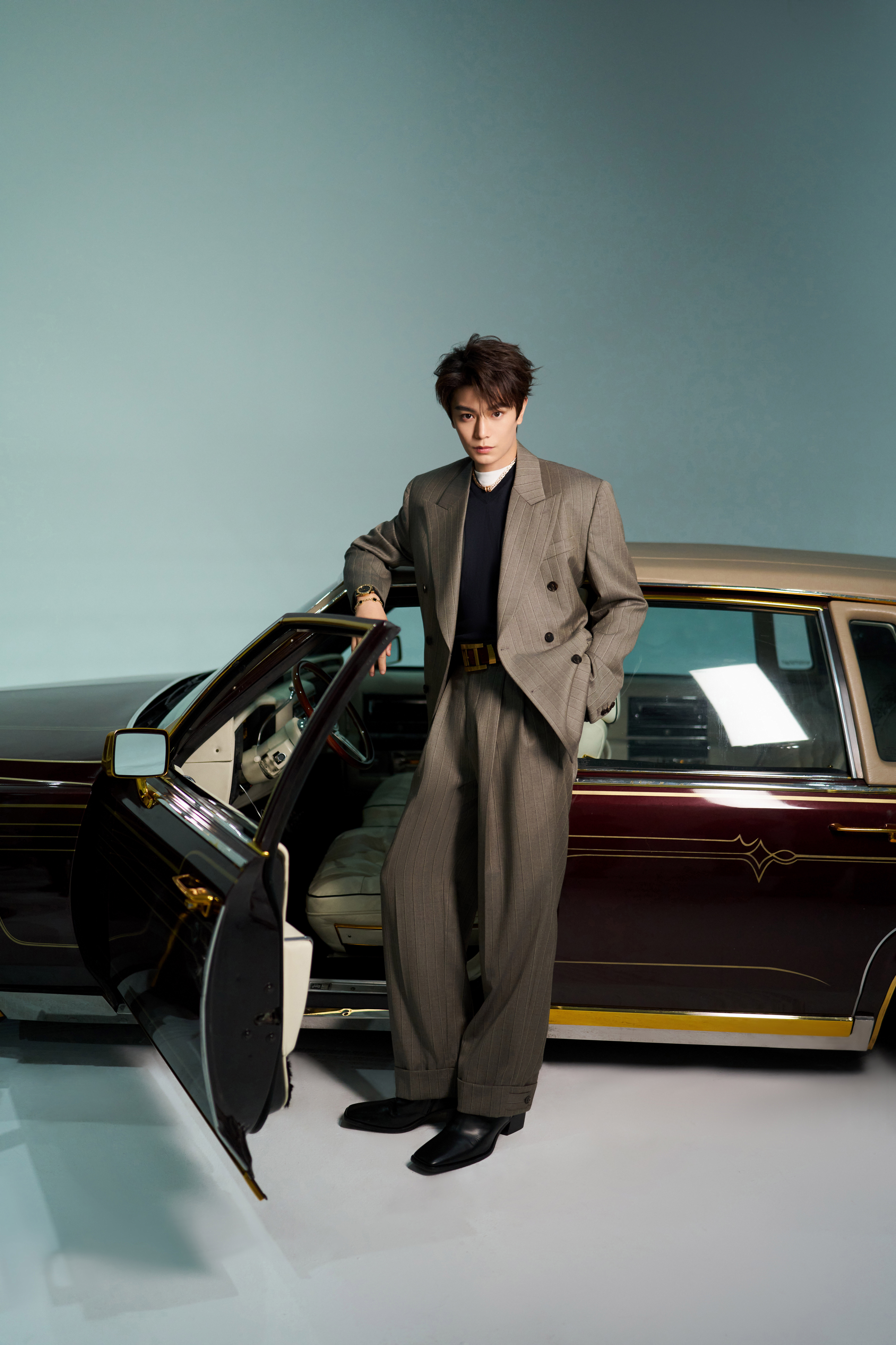 丁禹兮 × 腾讯视频星光大赏 今日星光大赏造型大片，VERSACE 全球品牌代言