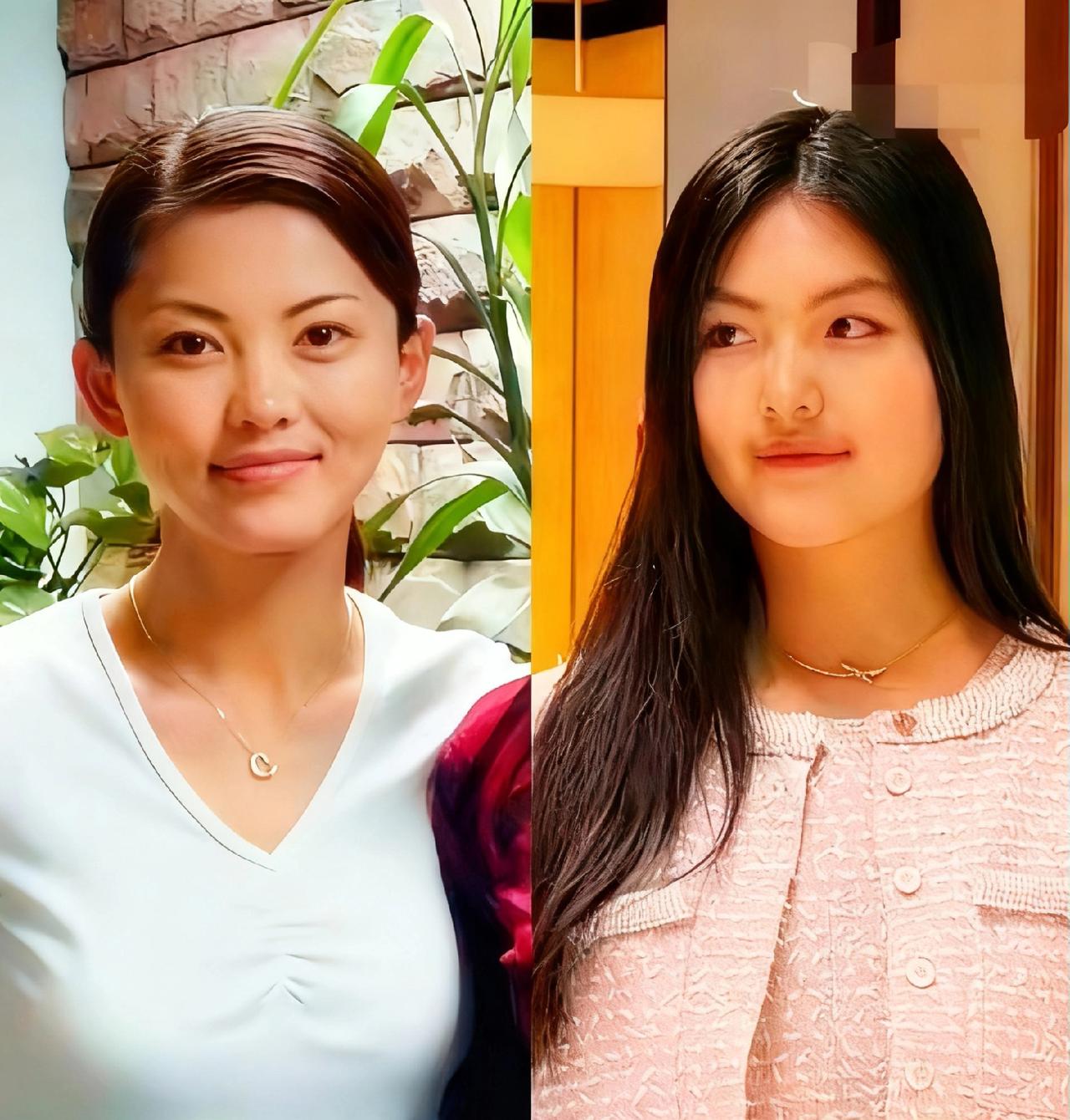 “女儿随父，辈辈富”这句话，难道真的符合逻辑？
单看长相，王诗龄不如年轻的李湘精