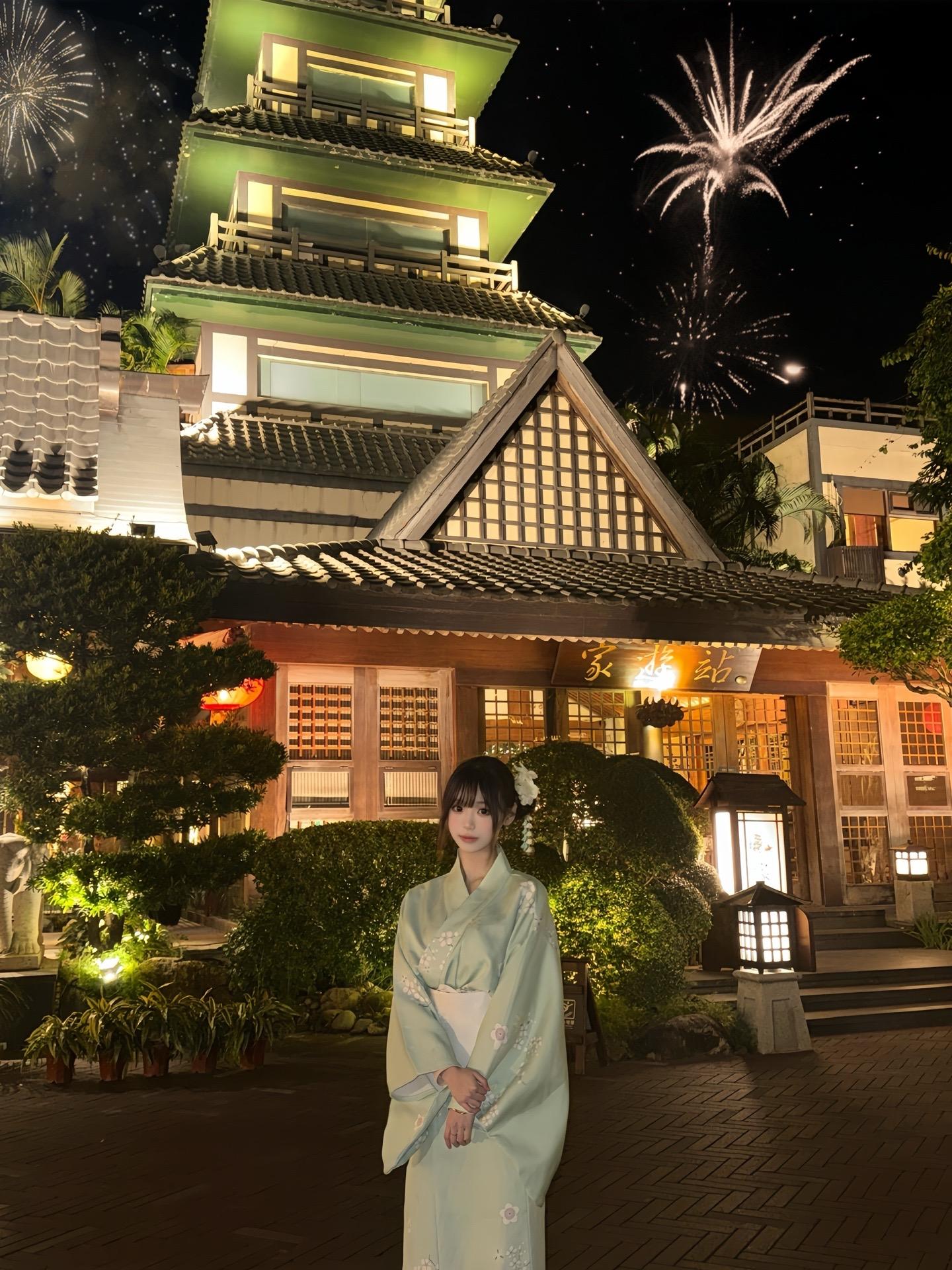 御温泉之旅 和服初体验，和好朋友一起出去玩好幸福，庙会的东西也超级好吃！