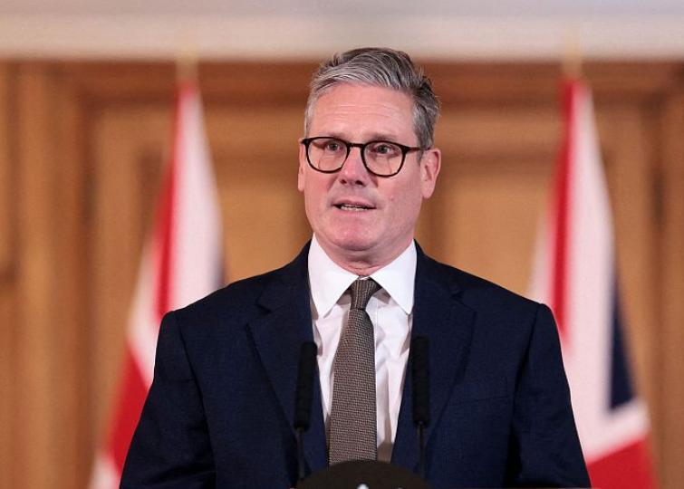英国首相斯塔默6月14日发文：“今日凌晨，我下令我国武装部队拦截一艘试图穿越英吉