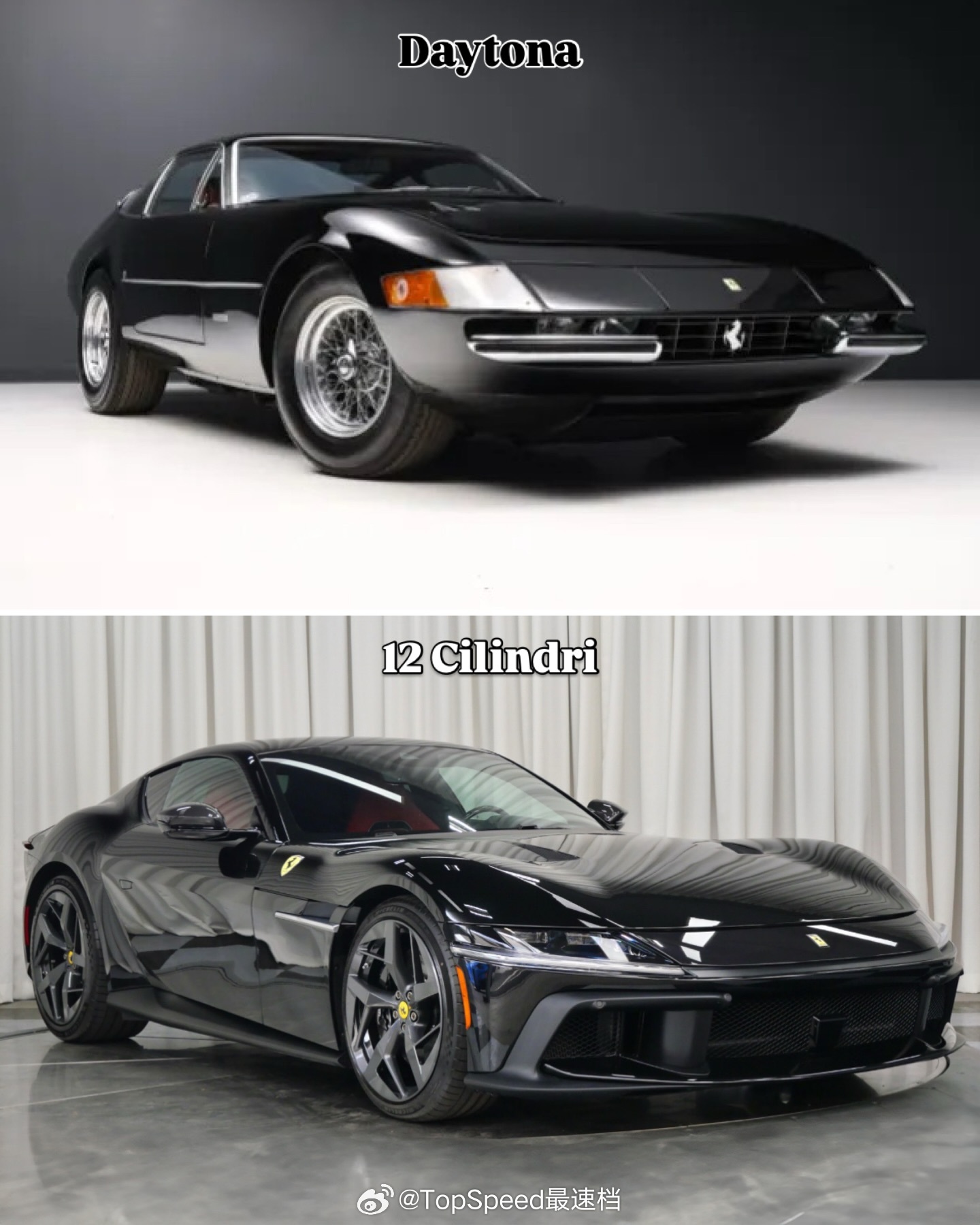 新老法拉利365 GTB/4 Daytona12 Cilindri传承于现在我与