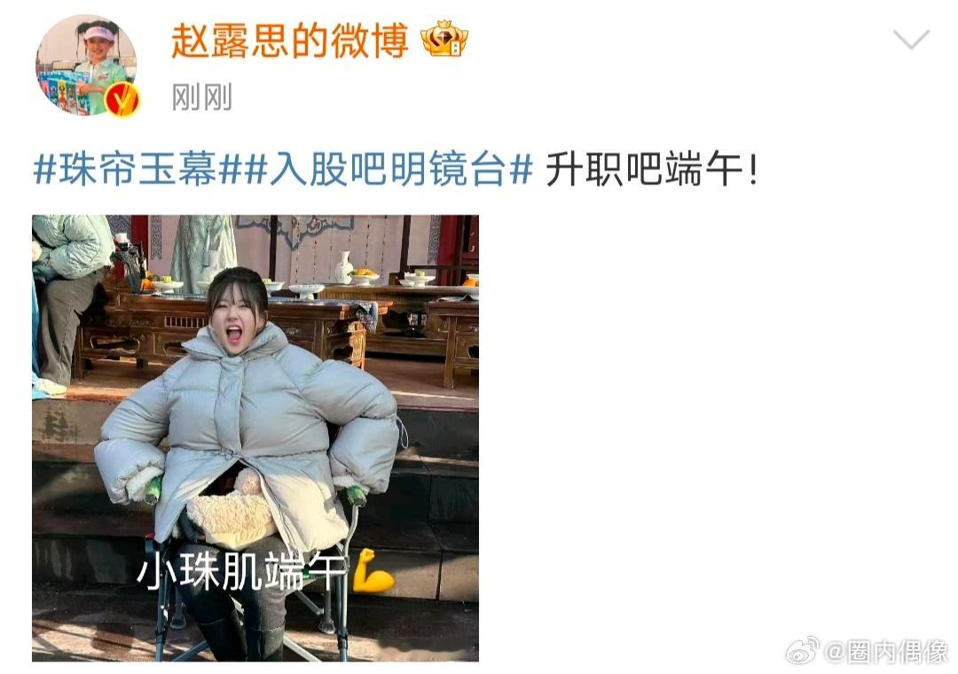 #赵露思端午做大做强#赵露思端午升职、加薪、做大做强，走向人生巅峰，《珠帘玉幕》