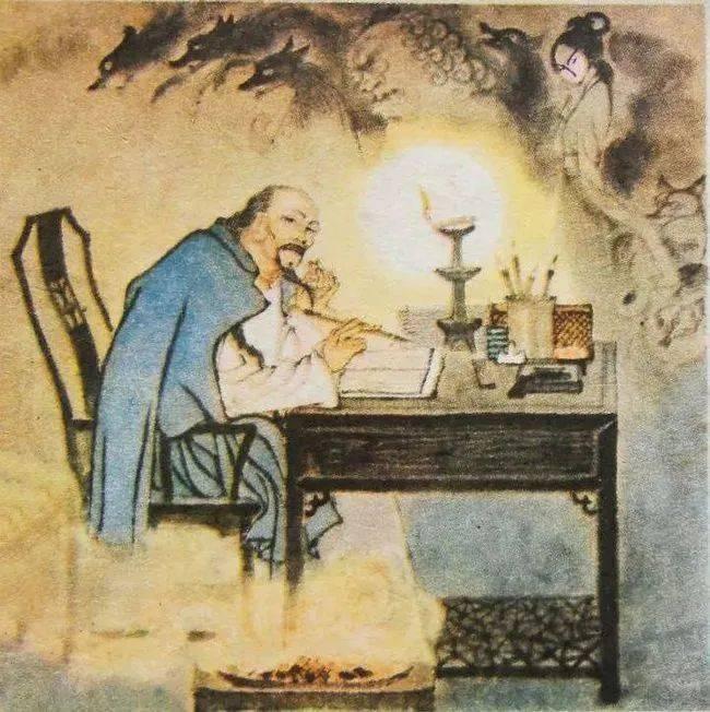 一个人，考了九次乡试，从二十一岁考到六十一岁，次次落榜。

这人叫蒲松龄。

他