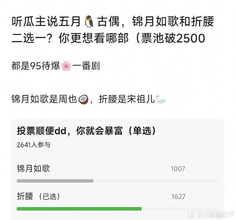 真的假的？有人压周也🥥的锦月如歌能播到6000w ​​​
