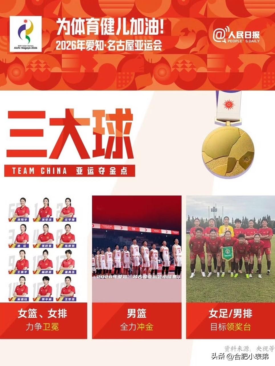 亚运海报U23男足亚运摘铜，海报刷屏！
赛前三大球前瞻海报里唯一没有被寄予期待的