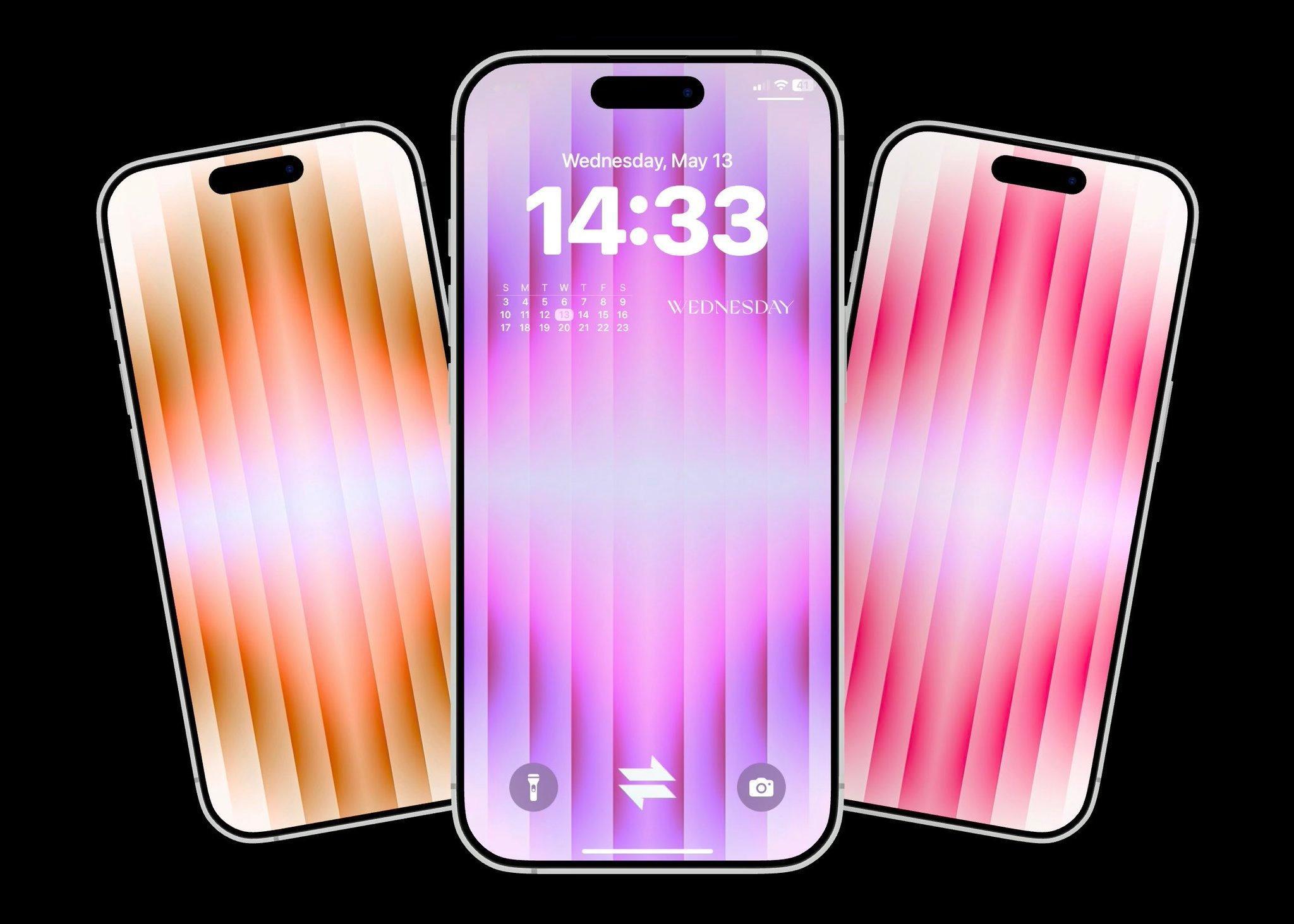 iPhone瓦楞壁纸 