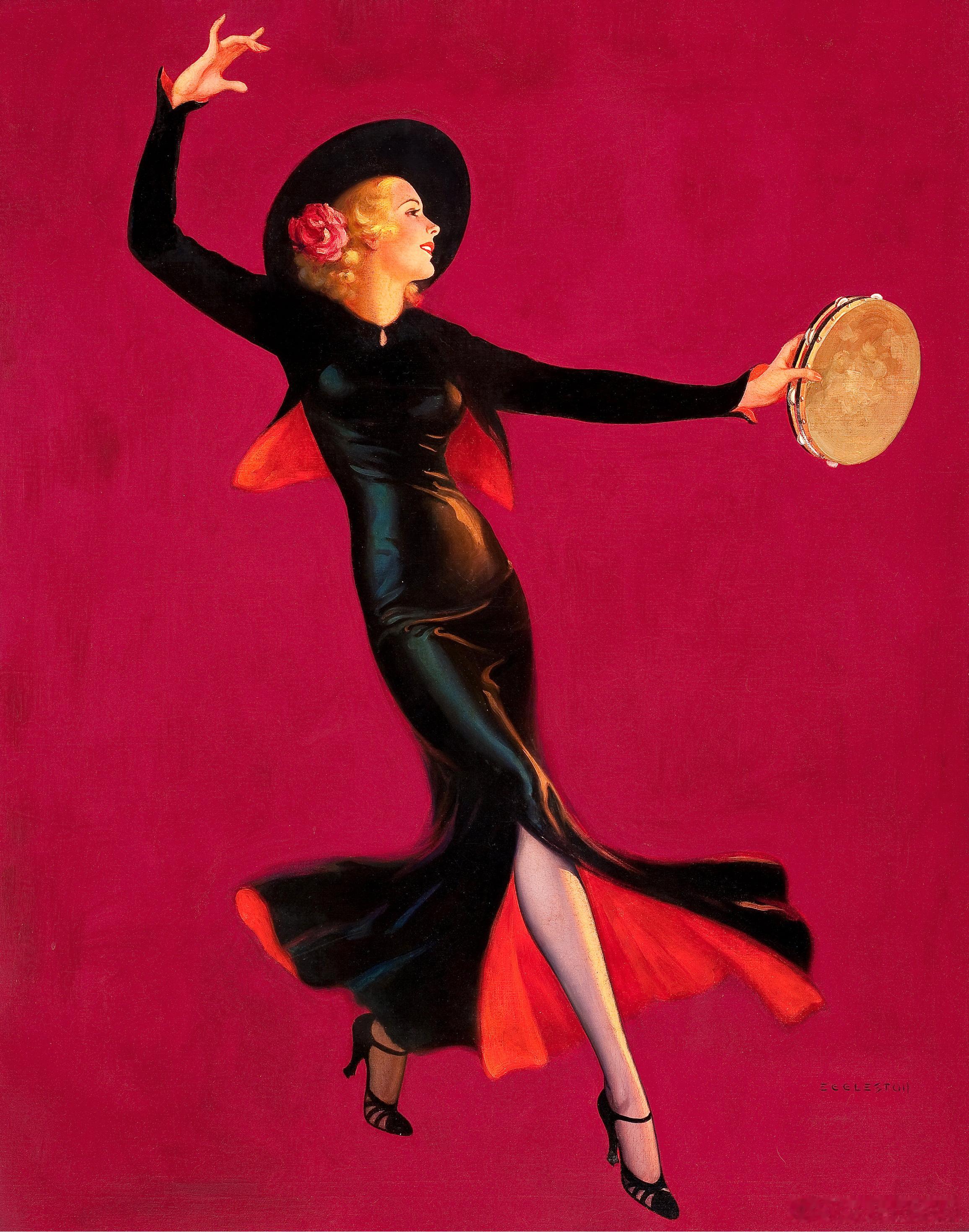西洋历史文化鱼缸 美国画家爱德华·梅森·埃格尔斯顿（Edward Mason E