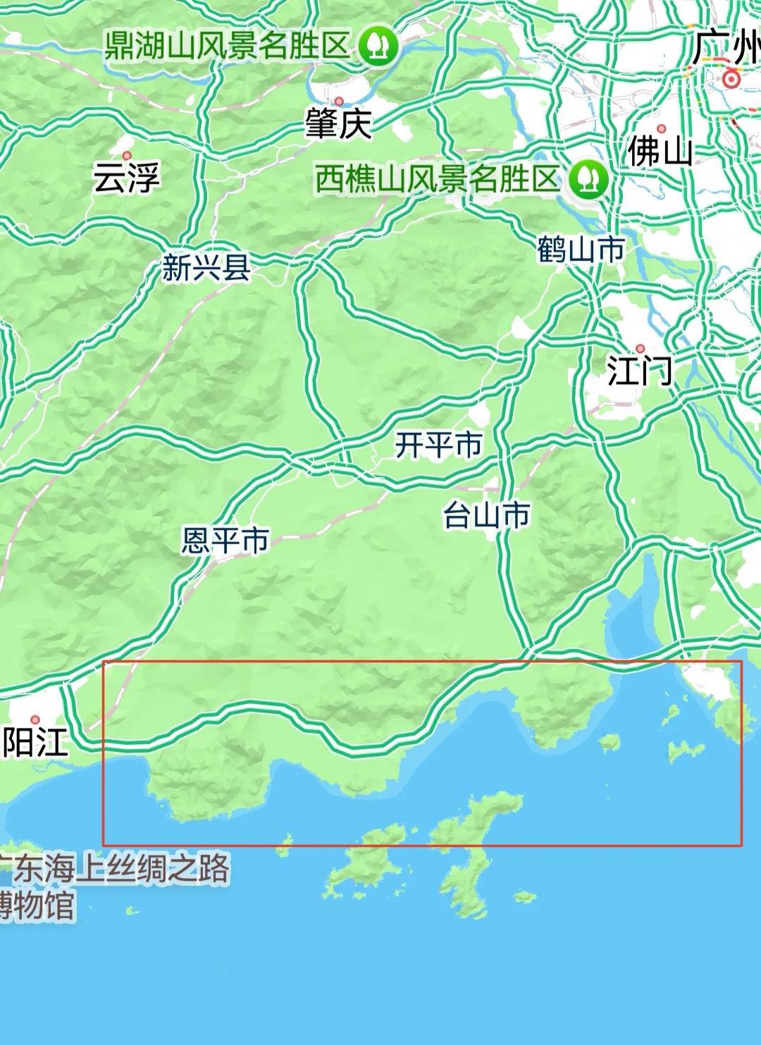 为何广东这一片海岸连个县城都没有？谁说沿海就发达？从珠海市的金湾区到阳江市区之间