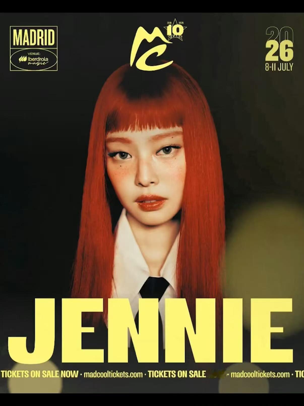 Jenniemadcool音乐节Jennie出席马德里音乐节Jennie出席马德