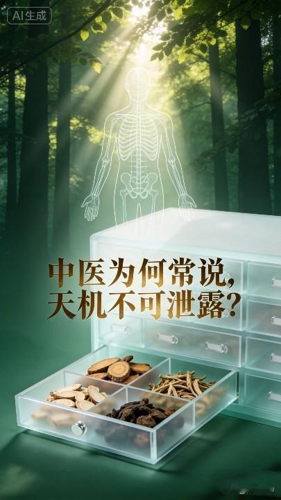 为啥中医常说，天机不可泄露？ 那次在中医馆，中医大夫的一番话，让我受益匪浅！我也