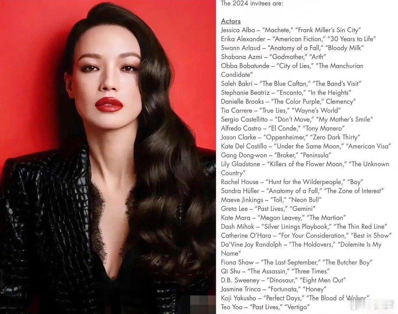 舒淇婚后近几年虽然在影视上没有什么作品播出，但是不妨碍她的国际影响力。奥斯卡向她