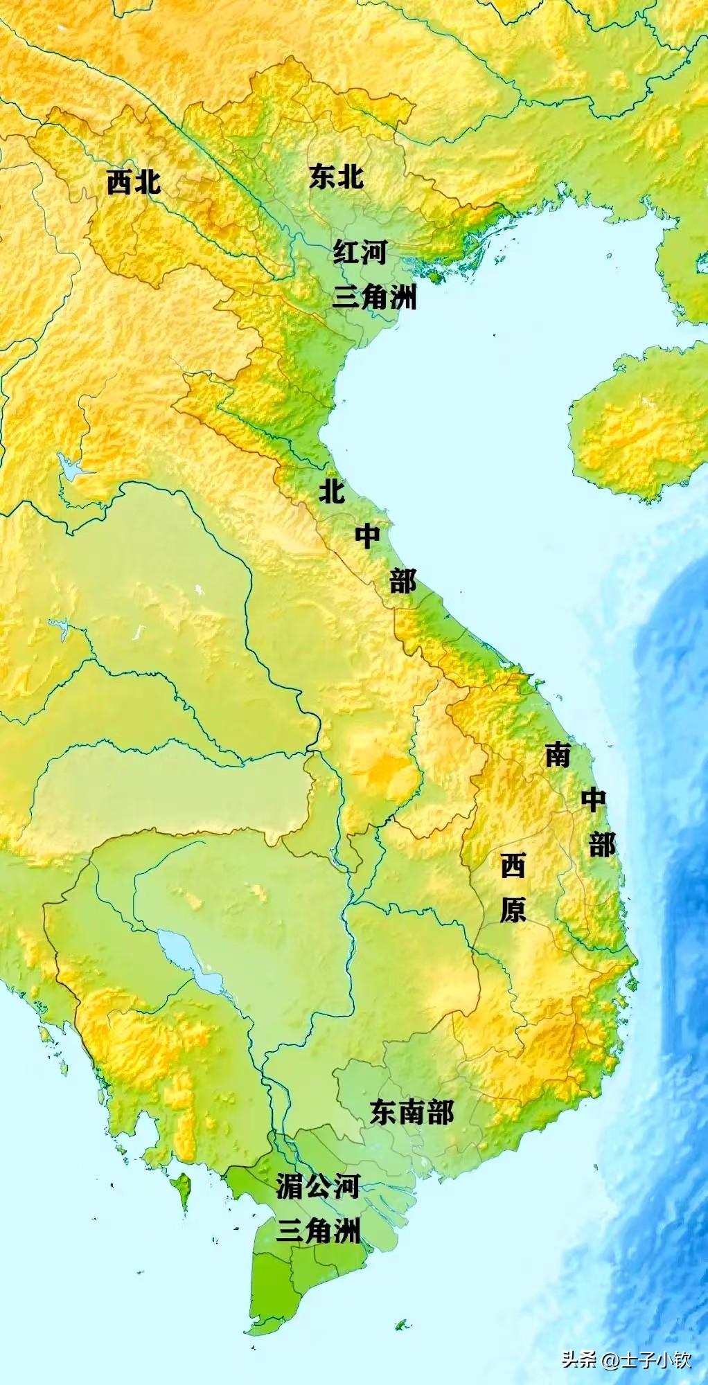 越南国土绝大部分位于北回归线以南，属热带季风气候，全境高温多雨且湿度大。全国年平