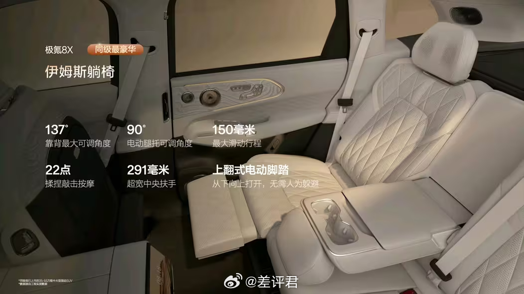 #差评说车# 极氪8X正式发布，还发了高性能曜影版。当9X的技术被完整得用在一台