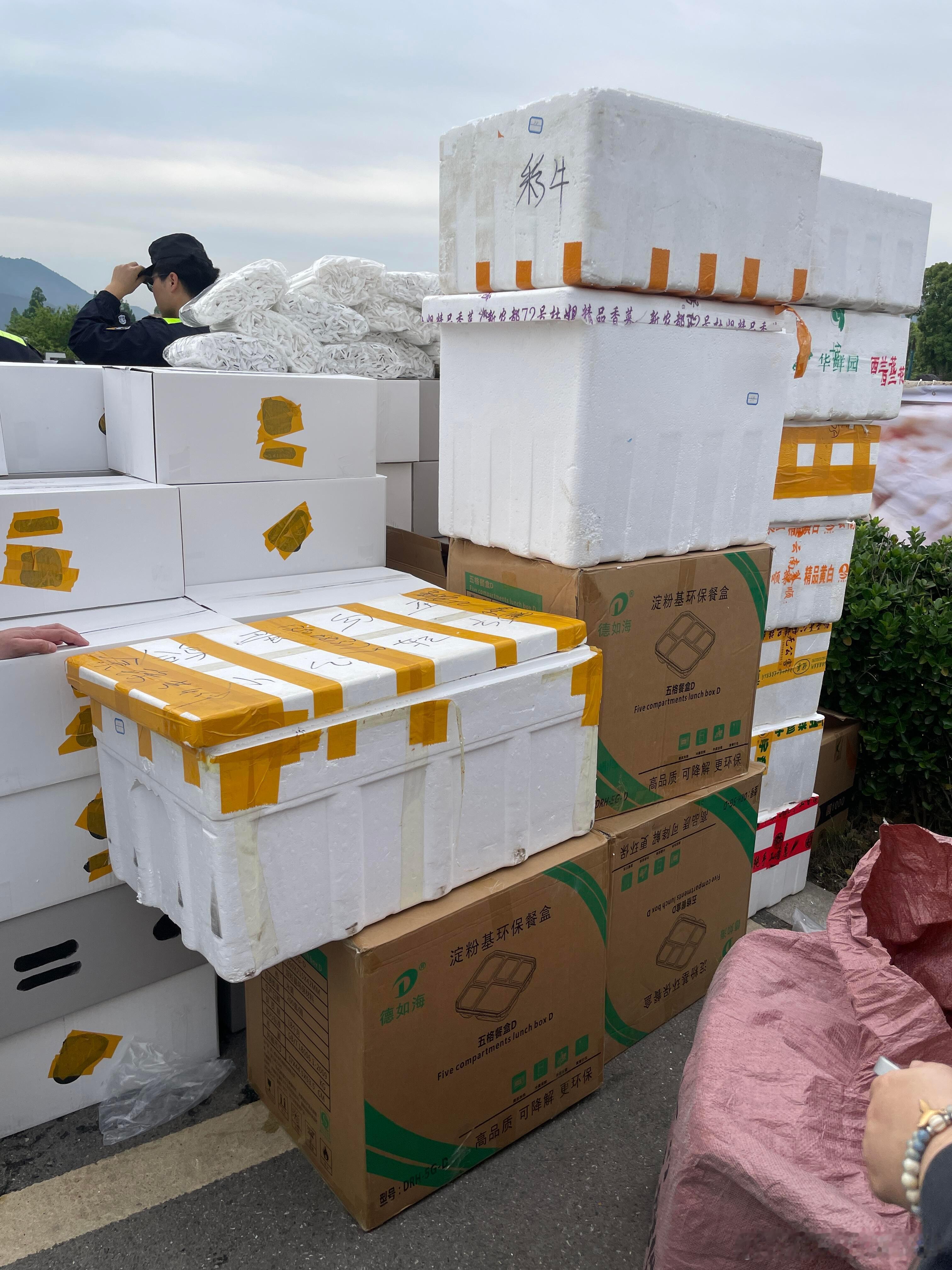 吴磊剑来杀青逆应援有定制帆布包 小卡 撕纸吧唧行李牌 定制晴雨伞 餐食 还有奶茶