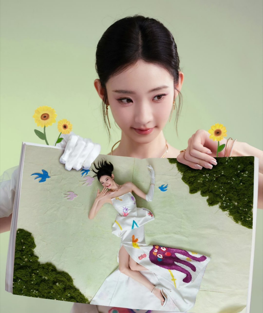 张艺凡你就是花花公主呀这次团队太有创意了！！好好夸他们