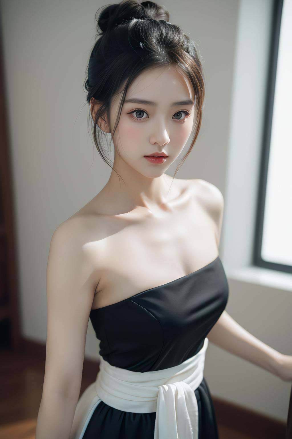 清纯甜美 美图分享 甜美女孩 完美身材 ai写真