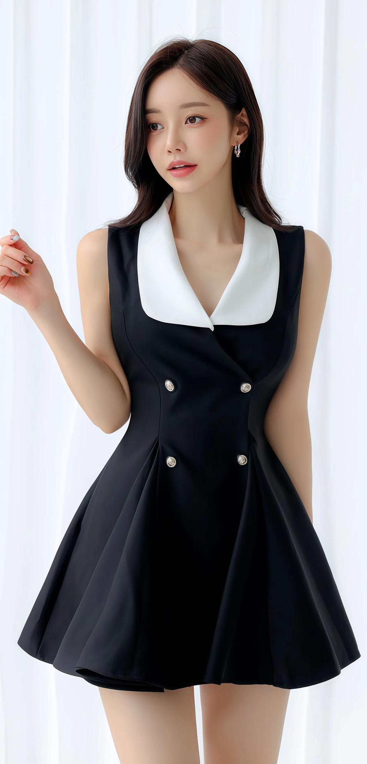 优雅黑裙，尽显迷人魅力！👗✨