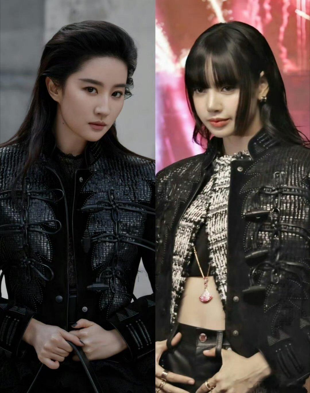 #刘亦菲Lisa撞衫# 刘亦菲粉丝和Lisa粉丝因为撞衫这事展开了交流……[吃瓜