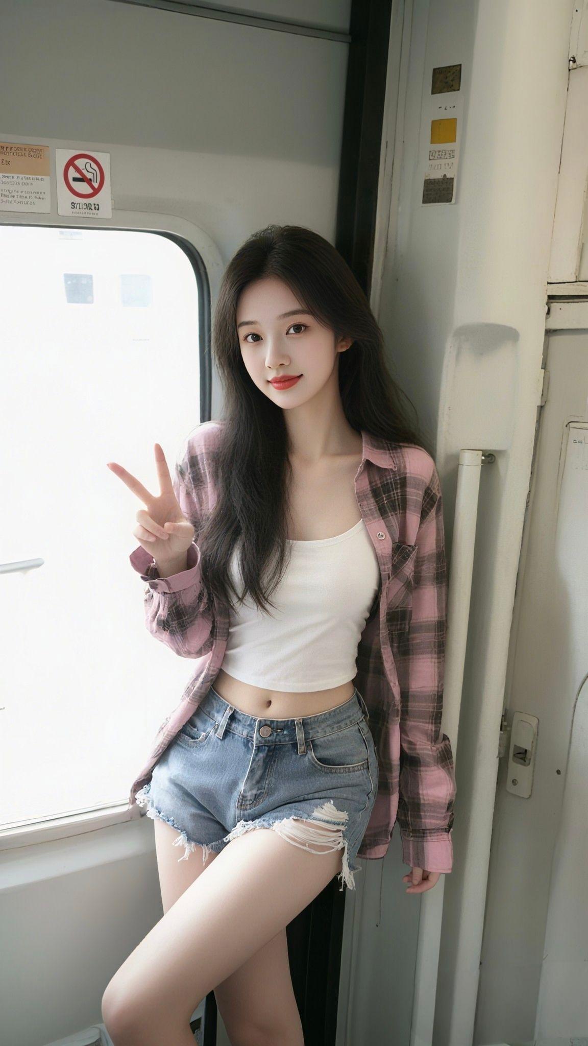 美女 清纯甜美 甜妹 穿搭 日常分享