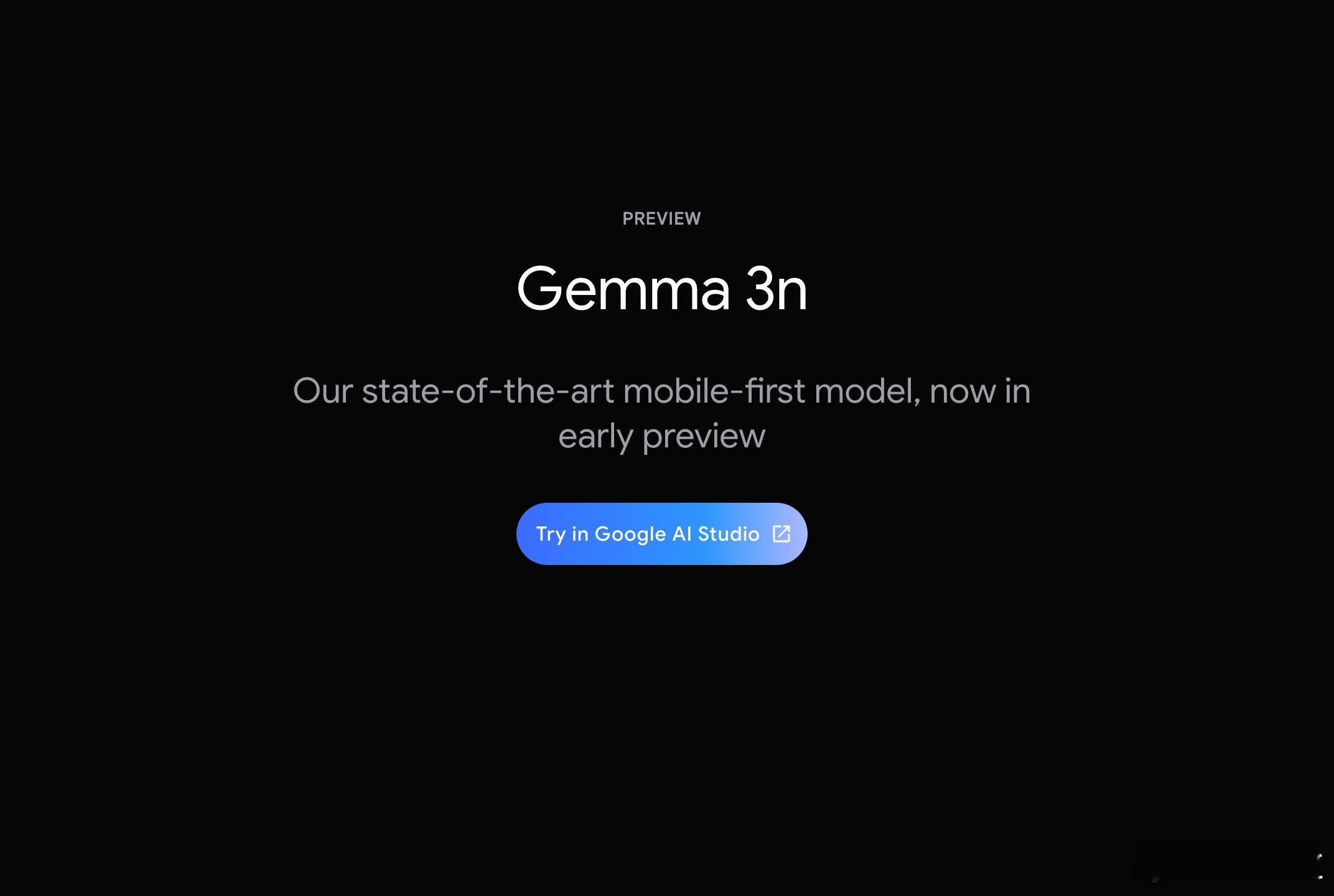 谷歌端侧AI模型内存仅2GB谷歌2GB多模态模型Gemma3n谷歌发布了支持手机