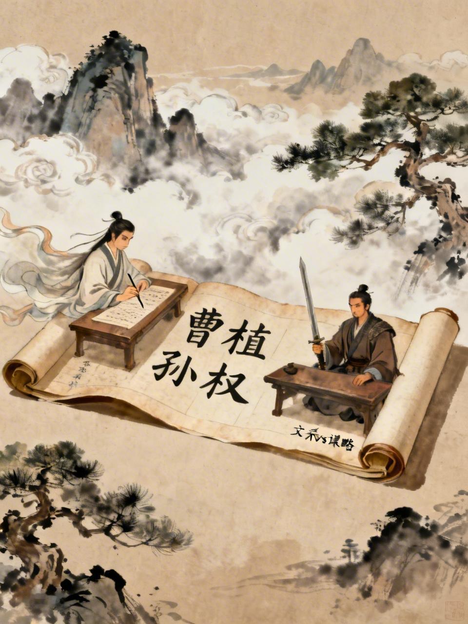 曹操喜欢曹植，也说过：生子当如孙仲谋，那二者谁更胜一筹？

曹操私下偏爱曹植，单