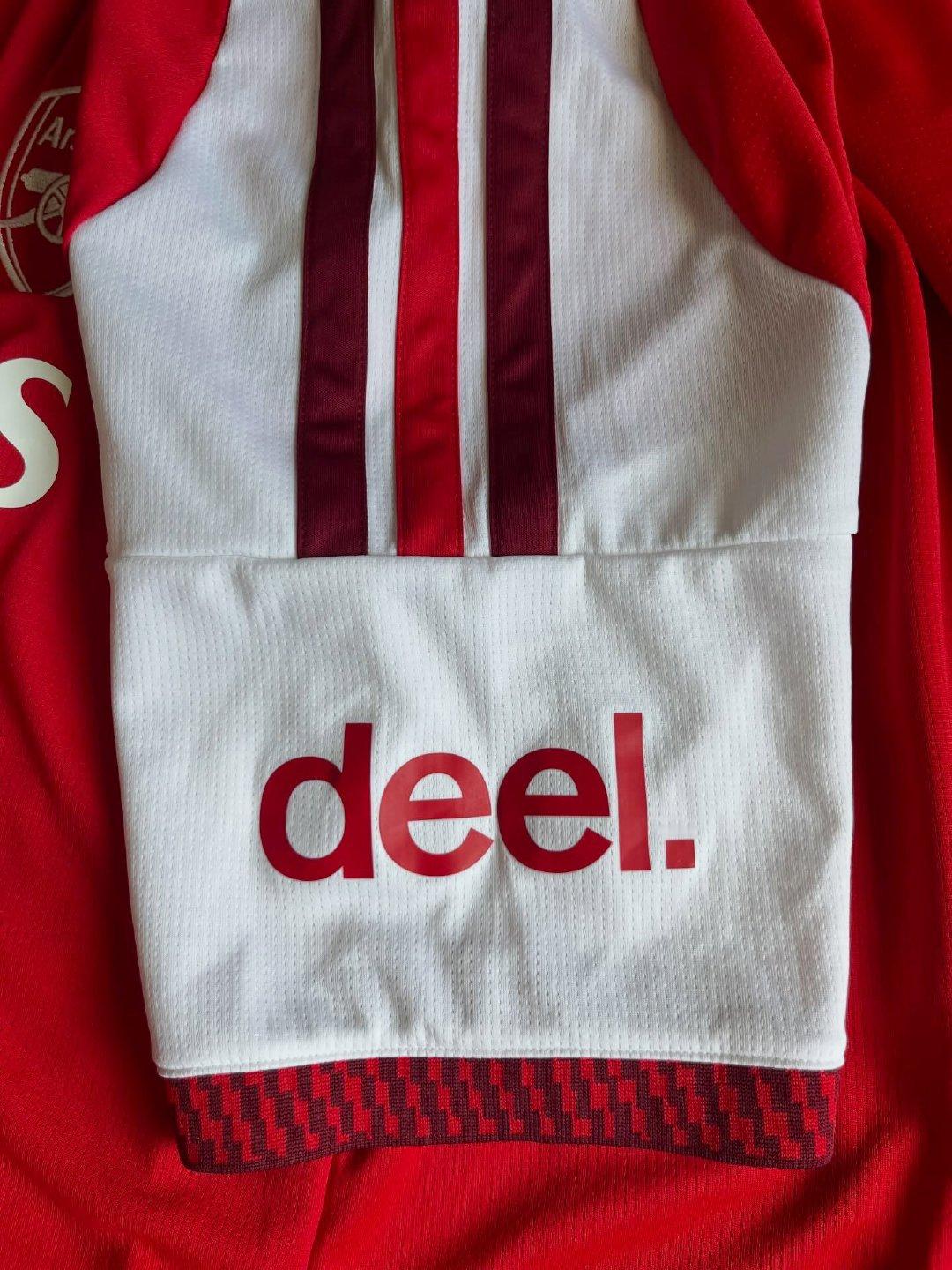 阿森纳26/27赛季主场球衣细节阿森纳 英超联赛