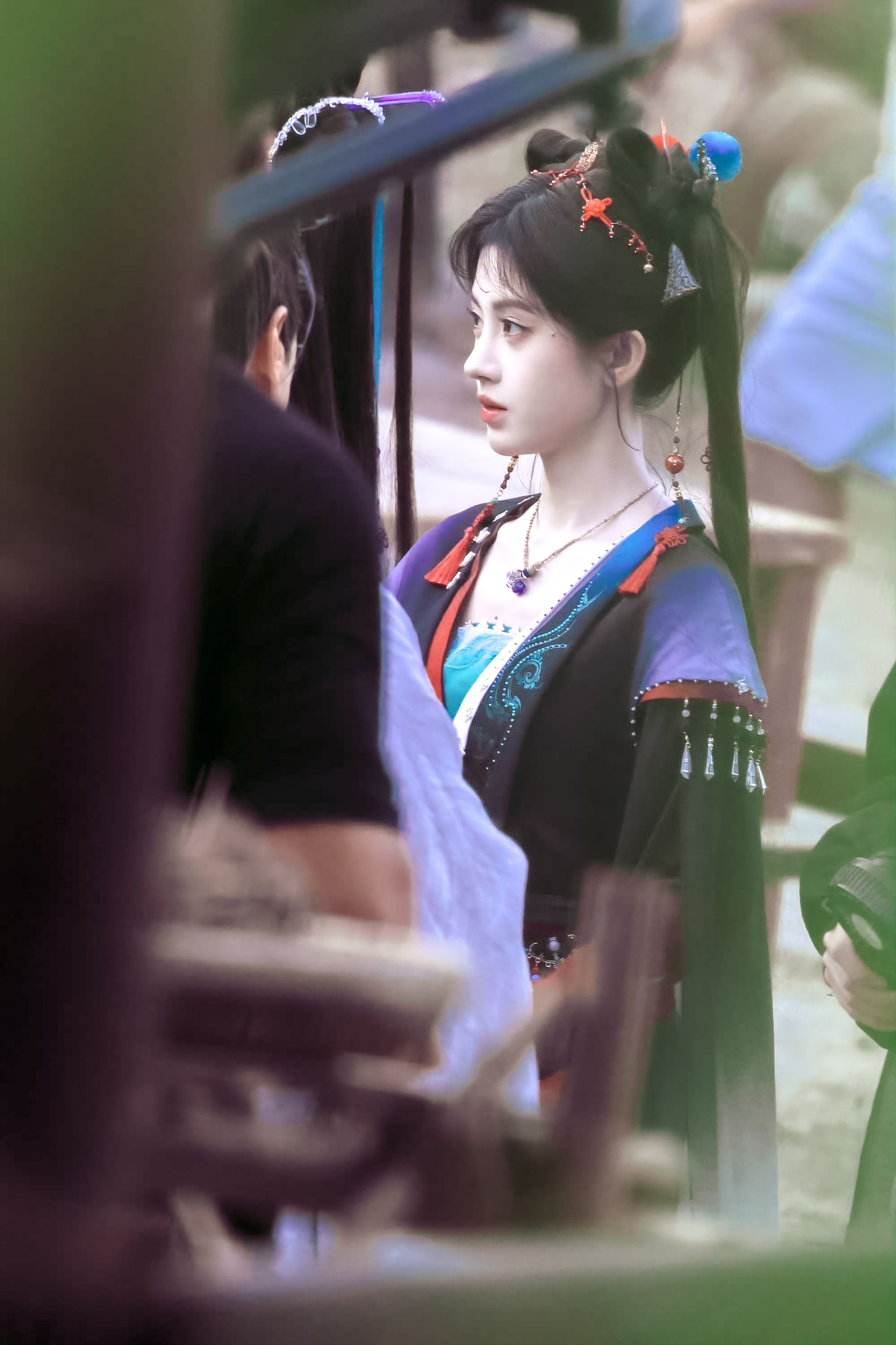 师姐我有两个辫子 我是不是特别酷鞠婧祎