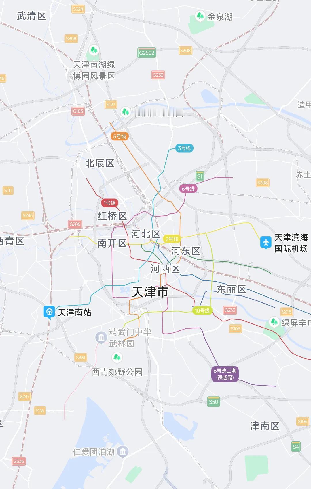 天津的地铁不往武清区方向修。
成都的地铁不往青白江区方向修。
北京的地铁不往密云