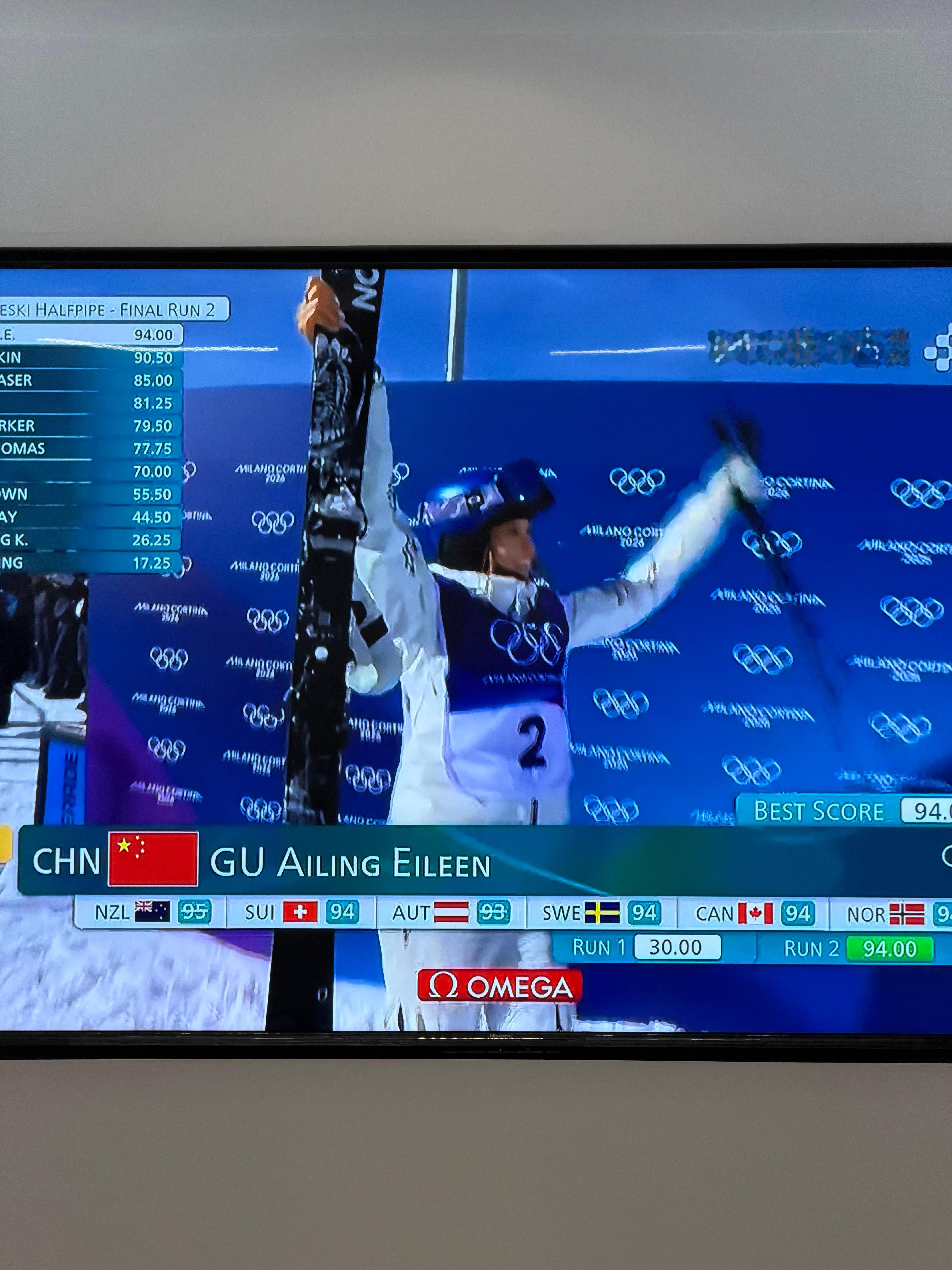 谷爱凌在U池是真强！ 