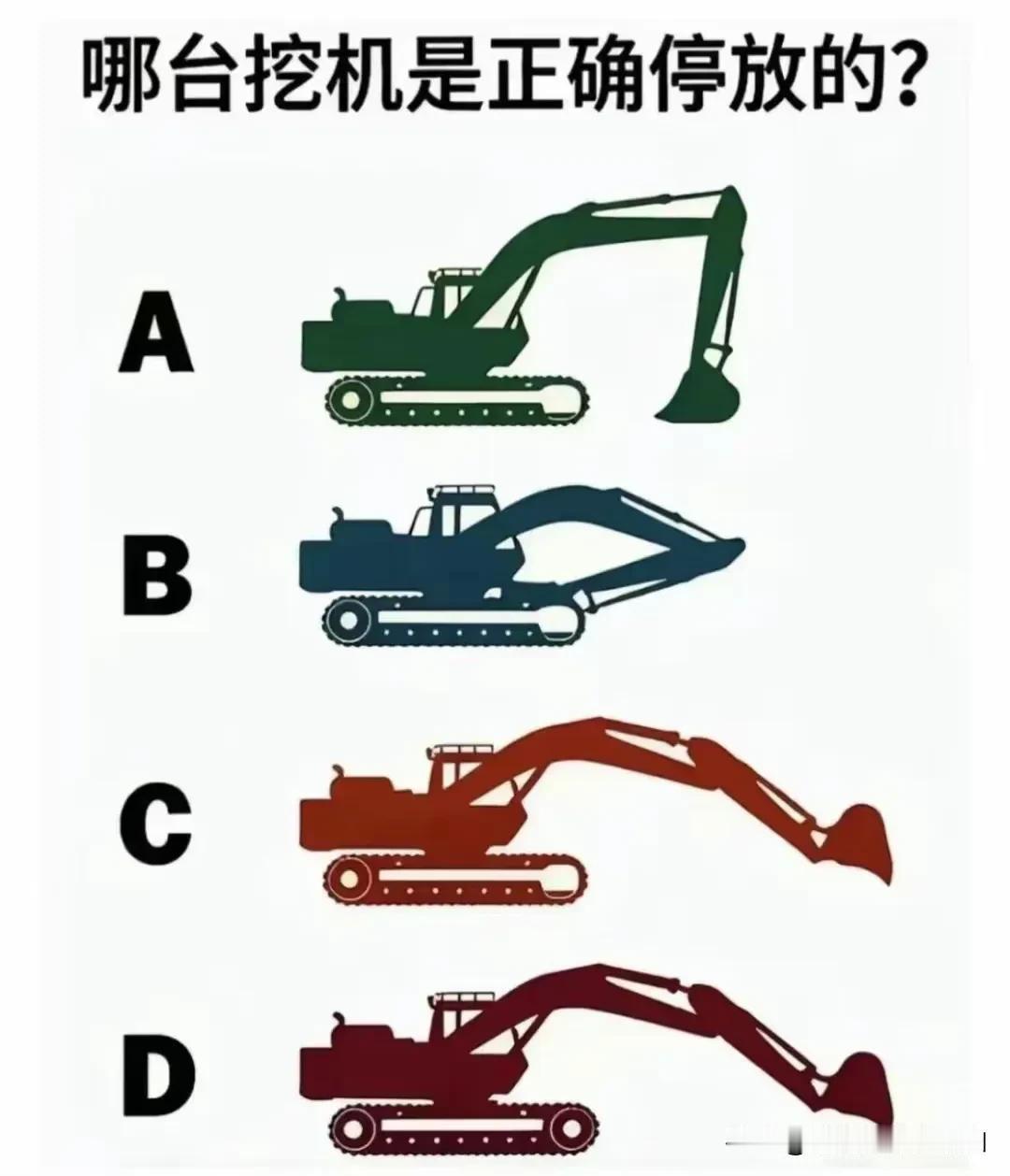 挖掘机该怎么停，你知道吗？