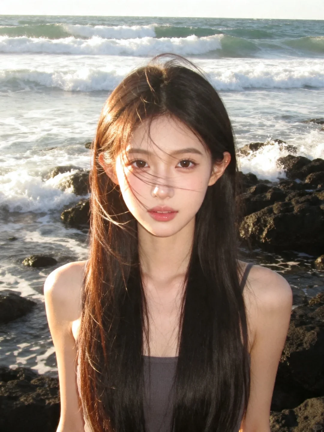 写实摄影风格（非商业修图），CCD拍摄质感，大师作品级氛围，保留轻微噪...