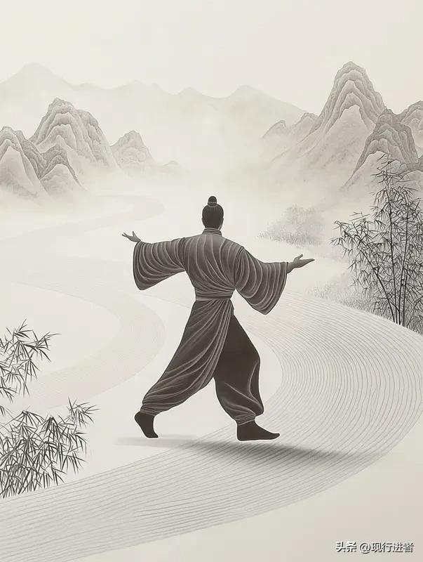 太极画圆、八段舒展、五禽戏形，如春风抚柳般轻盈流转，似山间细水般恬淡悠然，令气血