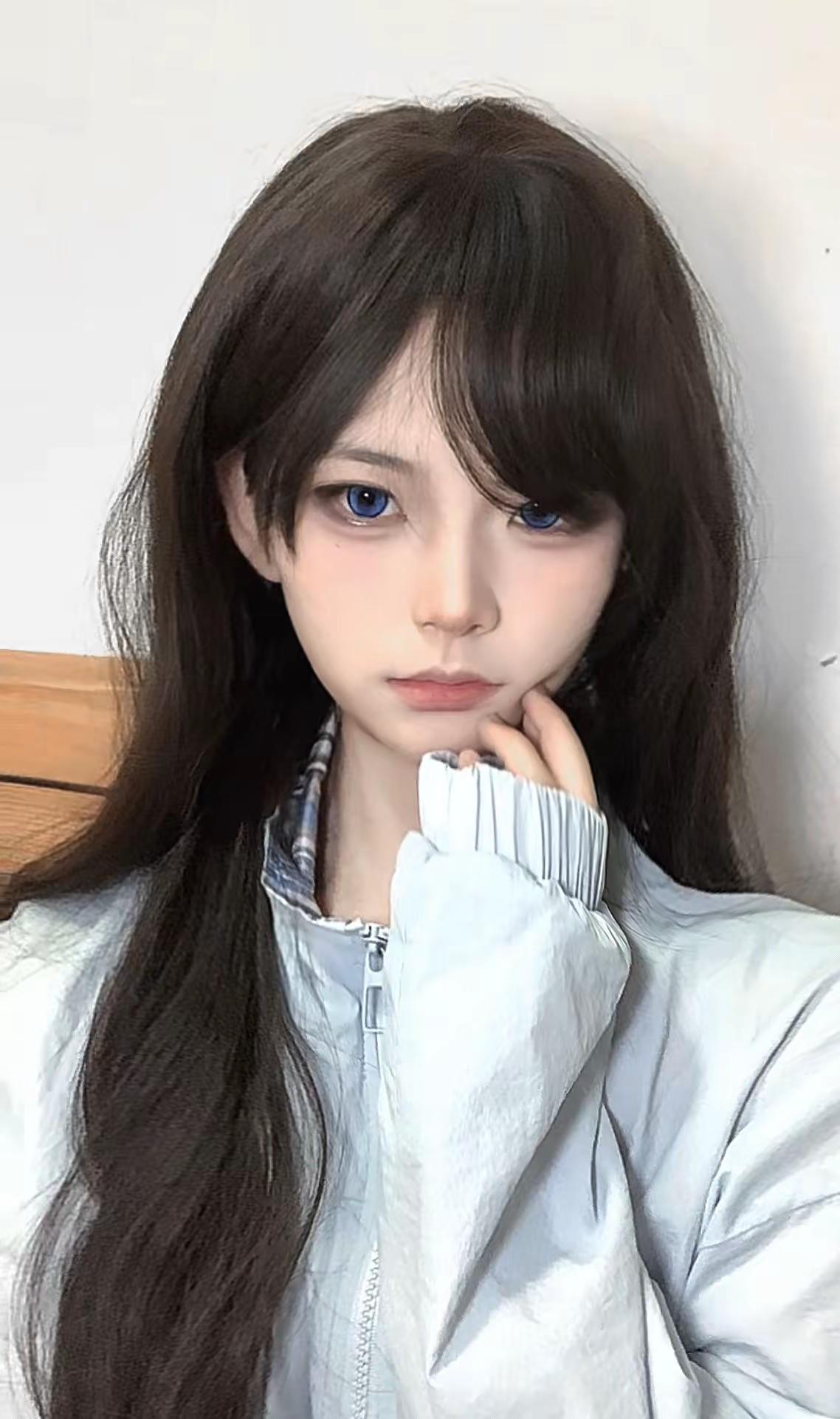 根本不用修乱七八糟 淡颜 也萌酱假发