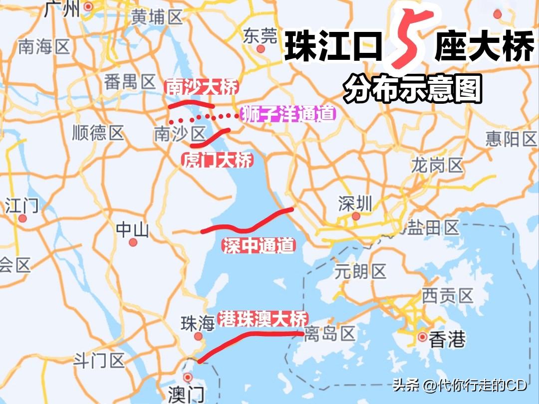 狮子洋大桥，今日双塔封顶!
建桥犹如下饺子，珠江口即将诞生第5座世界级大桥。
