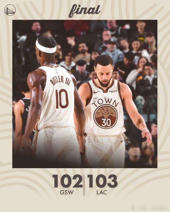 快船1分险胜勇士  库里6犯离场 勇士客场102-103不敌快船，快船球员桑德斯