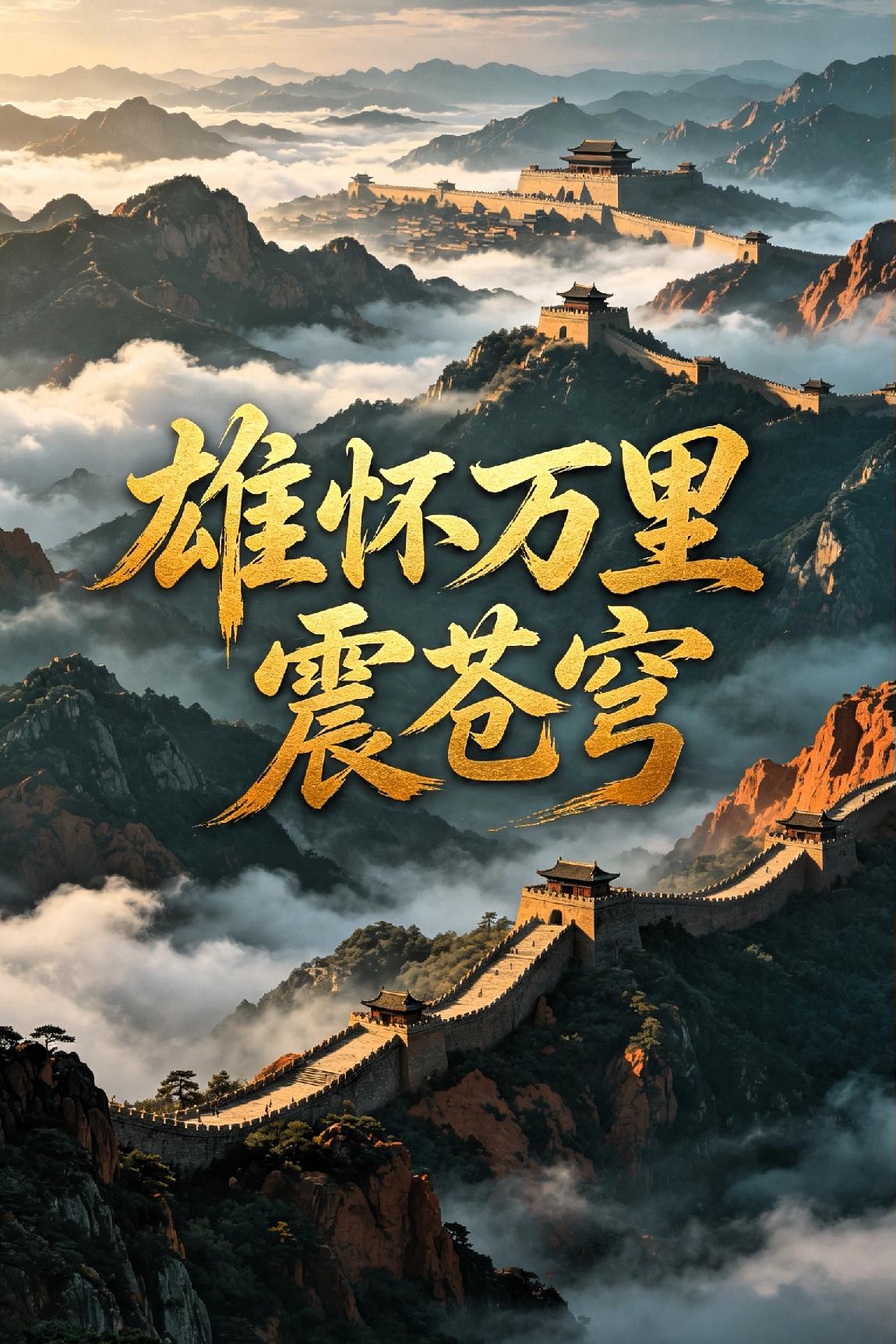 《雄怀万里震苍穹》

 
雄怀万里撼苍穹，浩气横吹九域风。

剑倚青霄凌碧落，胸