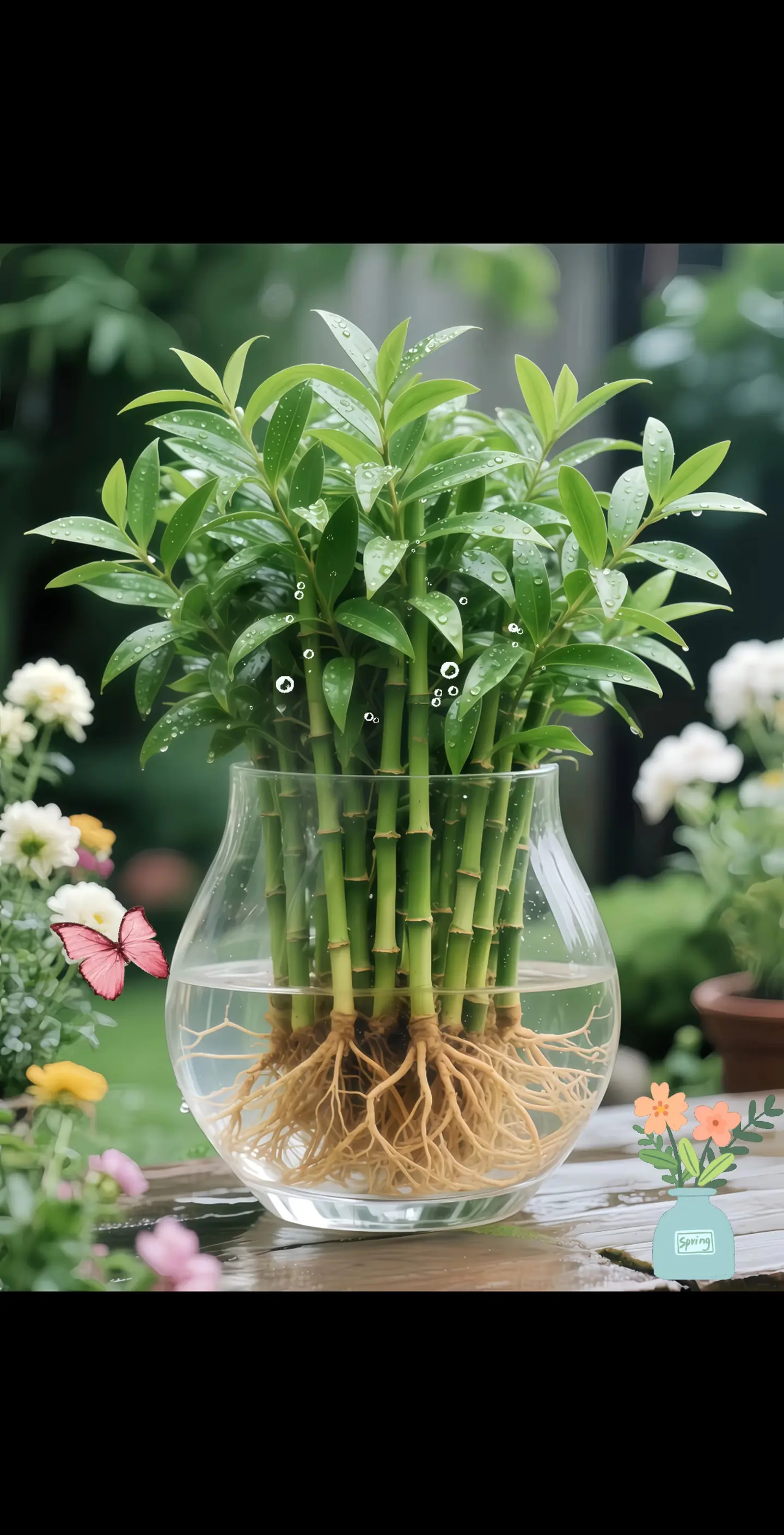 水培竹柏是兼具观赏与净化能力的绿植。其茎干挺拔如竹，叶片厚实呈长椭圆形...