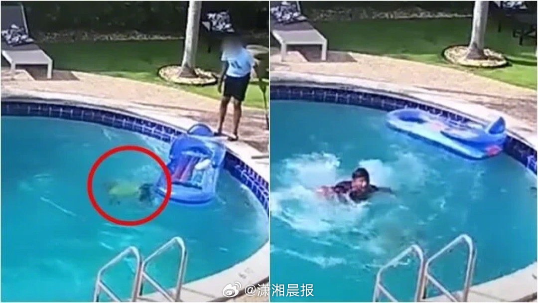 【美国#6岁男童泳池溺水下沉被建筑工救回#，事后受警察口头赞扬】近日，美国佛罗里