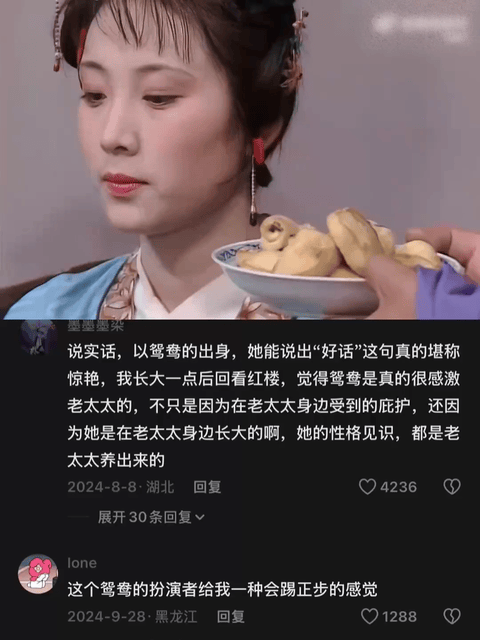 鸳鸯的见识和格局绝不是那个时代的普通女子可以企及。

贾府一众婢女里，有人盼着攀