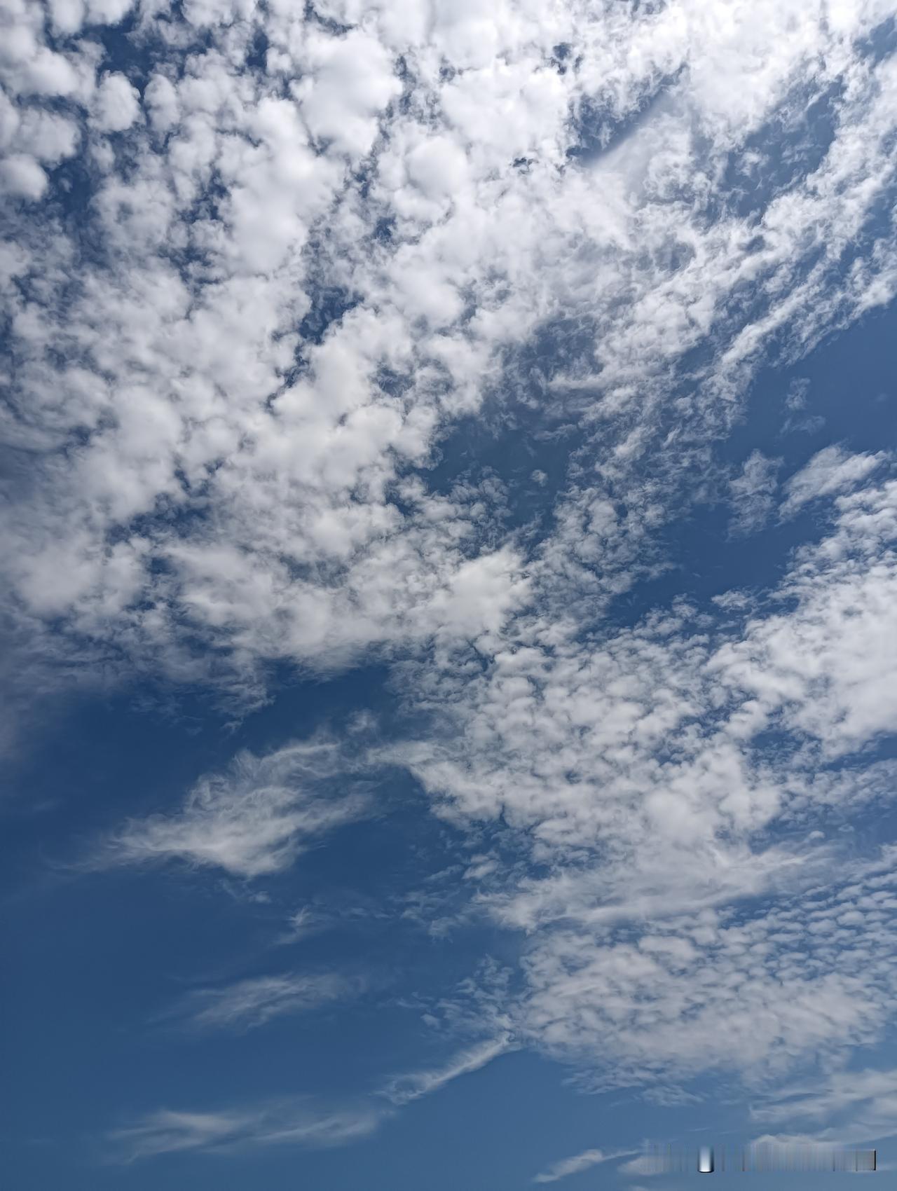 你家今天的蓝天好看吗？蓝天白云☁️，秋高气爽，云淡风轻太美了！